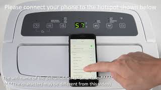 Dehumidifier with Pump \u0026 WiFi APP for Large Rooms - LIVINGbasics™ - APmode