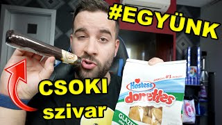 EHETŐ SZIVAR csokiból ! AMCSI FÁNK és SOK MÁS | #EGYÜNK külföldi édességeket !