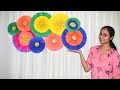 PAPER FAN DECORATIONS