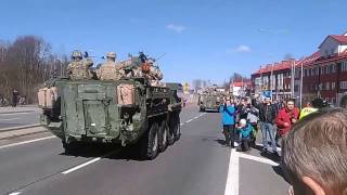 Wojsko USA i Wlk. Bryt. jedzie do Polski. Nachod - Beloves, Kudowa - Słone. 26.03.2017 ( 2 )