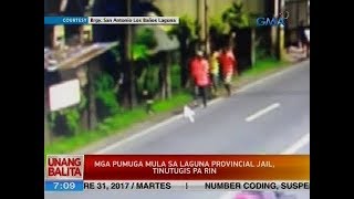 UB: Mga pumuga mula sa Laguna provincial jail, tinutugis pa rin