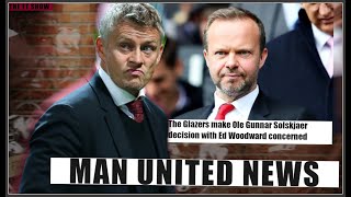 The Glazers make MASSIVE Solskjaer decision! Ed Woodward rejects idea! Man United News Now