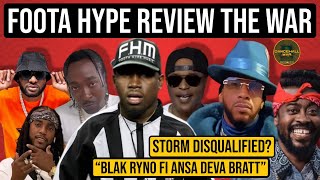 Foota Hype Review the War, Want Blak Ryno to Answer Deva Bratt, Foota Diss Shawn Storm, Vybz Kartel