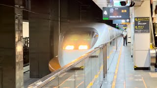 台灣高鐵 2455次 700T 回送車 台北通過 / 台鐵 157次 E1000型 推拉式自強號 臺北進站