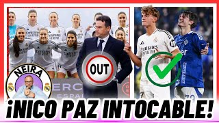 🟣⚪️ ¡¡NICO PAZ SI SE MUEVE, SERA AL REAL MADRID!! / TORIL DEBE SALIR DEL MADRID FEMENINO 🤬