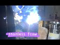 welding stainless pipe using fcaw @welderitoy