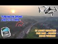 TERBANGIN DRONE SJRC F22 S2 PRO+ DI PAGI HARI DENGAN NUANSA INDAH SAWAH PEDESAAN