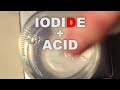 amazing iodine clock chemical reaction