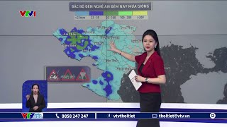 Dự báo thời tiết 18h - 23/04/2024 | Bắc Bộ đến Nghệ An đêm nay mưa giông | VTVWDB