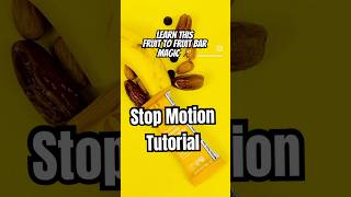 STOP MOTION TUTORIAL 1. Watch this Fresh Fruit to Fruit Bar Magic! fun stop-motion tutorial! 🍌