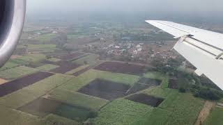 Star Air's amazing Embraer 145 roars into Kolhapur's beautiful airport!