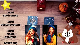 ODA BENİ SEVİYORMU/ DÜŞÜNÜYORMU /BENİ NASIL GÖRÜYOR🎃 #tarot #desteseç