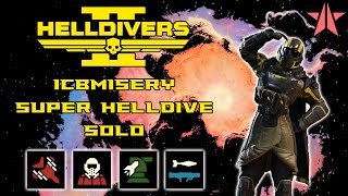 Helldivers 2 - Max Difficulty ICBM Solo Super Hellive