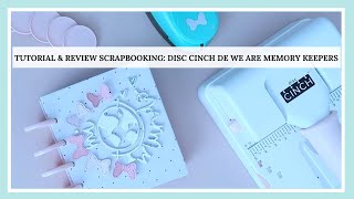 ✂️TUTORIAL & REVIEW SCRAPBOOKING: DISC CINCH DE WE ARE MEMORY KEEPERS