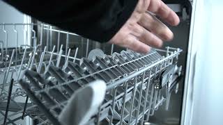 Dishwasher HAIER Washlens Plus XI 6B0S3FSB - How to Adjust the Height of the Upper Basket?