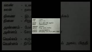 ஒலி வேறுபாடறிந்து சரியான பொருளை அறிதல் பகுதி -1 #tnpsc #tet #tamil #exam #shorts