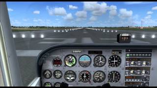 FSX Basics Tutorial 1 (Cessna 172) Cockpit familiarisation and Take Off