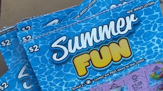 ☀️Summer Scratching Fun! Profit! Summer Fun NJ Lottery☀️