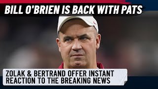 INSTANT REACTION: Patriots reportedly hire Bill O'Brien to return as team's offensive coordinator