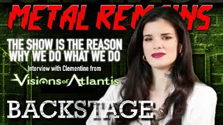 Interview with Clementine Delauney from Visions Of Atlantis 🇫🇷 | BACKSTAGE