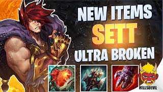 WILD RIFT | SETT IS ULTRA BROKEN WITH *NEW* ITEMS!!! | Challenger Sett Gameplay | Guide & Build