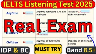 01, 08, 15 \u0026 22 MARCH 2025 IELTS LISTENING IELTS TEST WITH ANSWERS | IELTS | BC \u0026 IDP