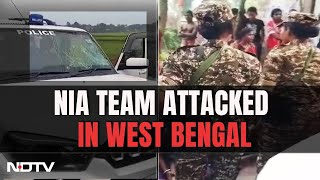 West Bengal News | Anti-Terror Agency Officials Attacked, Their Vehicle Vandalised In Bengal