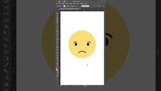 SAD Emoji Design in Illustrator😥