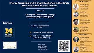 Webinar: Fueling the Future: Clean Cooking Solutions for Nepal and Beyond