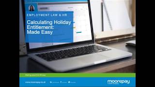 Webinar - Calculating Holiday Entitlement (Made Easy!)