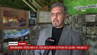 DİYARBAKIRLI ÖĞRETMEN VE ÖĞRENCİLERDEN DEPREM BÖLGESİNE YARDIM ELİ