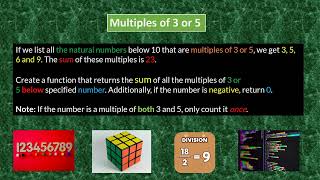 Python Programming Exercise: Sum of Multiples