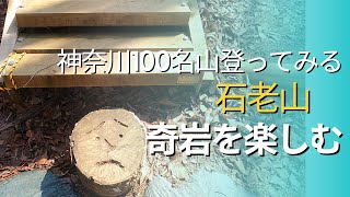 かながわ百名山13座目【石老山】奇岩を楽しめる山【初級者OK】【眺望ナシ】