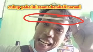 memperbaiki karet pintu kulkas yg gak mau rapet