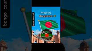 Flag trend Bangladesh 🇧🇩🥶|| countryball version ||  #countryballs #shorts #bangladesh #flagtrend