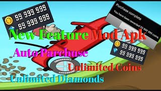 Hill Climb Racing Hack Unlimited coins|Unlimited Diamonds|New Version|auto purchase|new mod feature