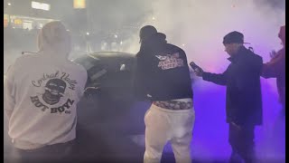 OAKLAND SIDESHOW: Raw video of gunfire erupted as hundreds gather for Oakland sideshow