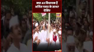 Maharashtra NCP Crisis : Ajit Pawar गुट का दावा, 43 विधायक उनके साथ | #shorts