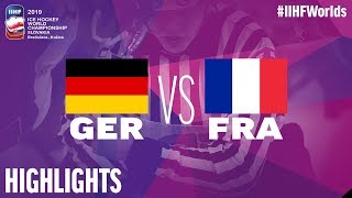 Germany vs. France - Game Highlights - #IIHFWorlds 2019