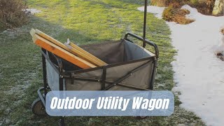 Amazon Basics Collapsible Folding Outdoor Utility Wagon Review