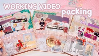 [packing＆working video]ハロウィンローディットペーパーバッグ♡ささやかなお礼に…