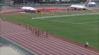 2016 8月1日　全国高校総体 岡山 インターハイ陸上 男子3000msc 予選4組