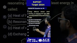 EAPCET Target 2024 | Actual Compound and Most Stable Compound #chemistryquestions | #aceonline