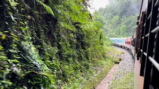 Part-6 Subramanya Ghat/Shiradi Ghat Train Journey | Tunnels 54-56 | 16515 |  INDIAN RAILWAYS |