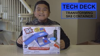 Tech Deck Transforming SK8 Container