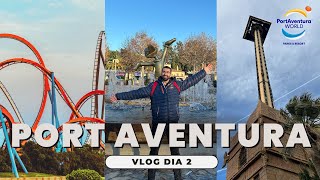 PortAventura - Vlog DIA 2. Provem les atraccions MÉS FORTES del parc!