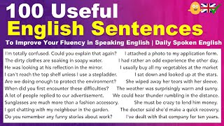 100 Useful English Sentences To Improve Your Fluency in Speaking English | Daily Spoken English