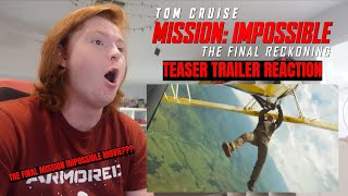 MISSION IMPOSSIBLE THE FINAL RECKONING TEASER TRAILER | REACTION AND ANALYSIS