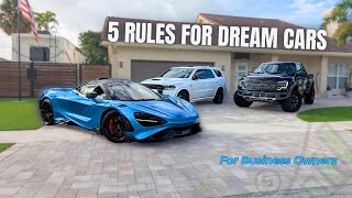 5 Rules for Choosing Your Dream Car as a Business Owner