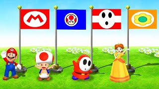 Mario Party 9 Minigames - Mario VS Toad VS Shy Guy VS Daisy (Master Difficulty) #shorts